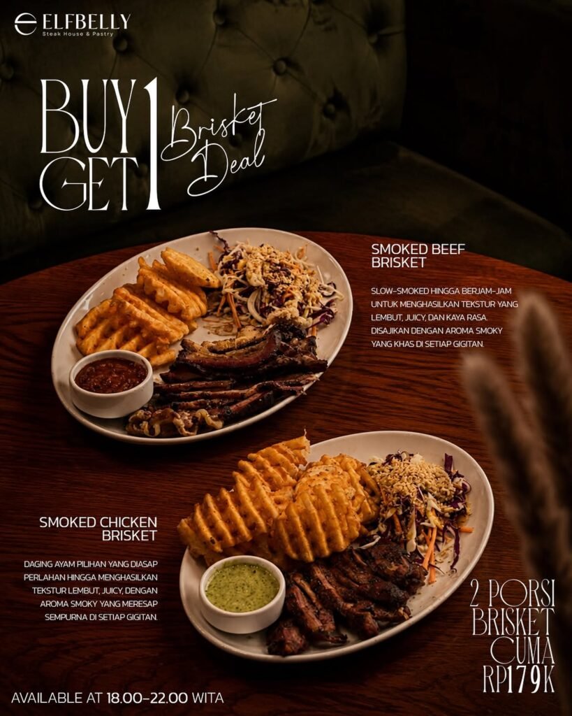 NEW MENU HAS ARRIVED!Menu baru yang wajib kamu coba akhirnya hadir di Elfbelly Steak House & Pas